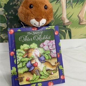 Peter Rabbit Plush Toy and Book Set